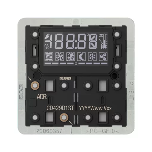 JUNG CD429D1ST KNX helyiségvezérlő modul F40 Serie CD | secure