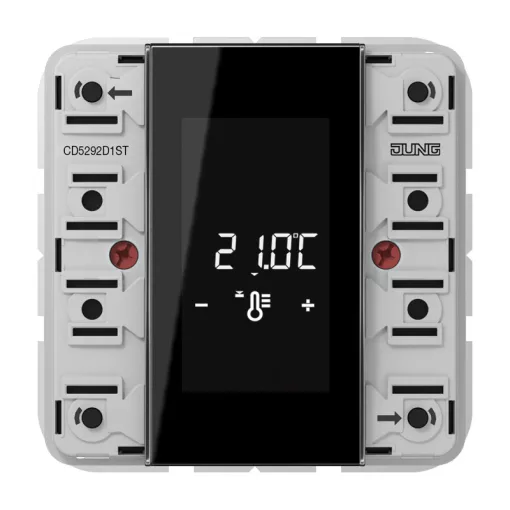 JUNG CD5292D1ST KNX szobavezérlő F50 CD | 2-csatornás, secure