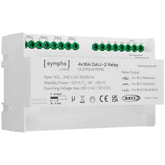   TRAXON CL23100278855 DALI-2 kapcsolóaktor DIN sínre | 4 kimenetes, 12 A