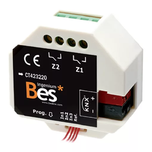 MDT BESKNX CT423220 KNX univerzális aktor UP | 2 kimenetes, 3 bemenet

Wait, I need to re-read. The brand here seems to be "BESKNX" and the article number is "CT423220". Let me re-check the rules.

BESKNX CT423220 KNX univerzális aktor