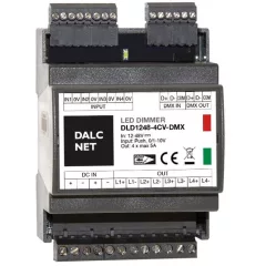   DALCNET DLD1248-4CV-DMX DMX LED dimmaktor CV | 4-csatornás, 5 A, REG