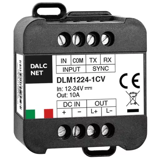 DALCNET DLM1224-1CV dimmaktor 0-10 V CV | 1 kimenetes, 10 A, UP