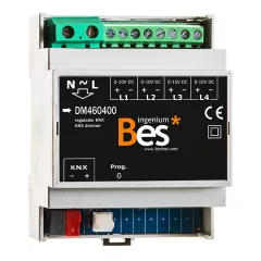 BESKNX DM460400 KNX dimmaktor 1-10 V | 4-csatornás