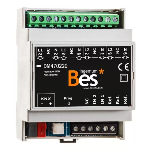 BESKNX RKU2S200 KNX dimmaktor | 2 kimenetes