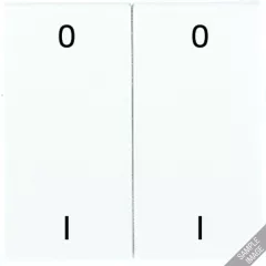   JUNG ENOES2995-01-L feliratozott EnOcean rádiós fali adó LS | 4-csatornás, IO-szimbólumok | nemesacél