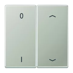   JUNG ENOES2995P01-L feliratozható EnOcean-Funk faliadó LS | 4-csatornás, IO, nyilak | nemesacél