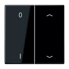   JUNG ENOLS995P01SW EnOcean rádiós fali adó LS | 4-csatornás, IO, nyilak | fekete