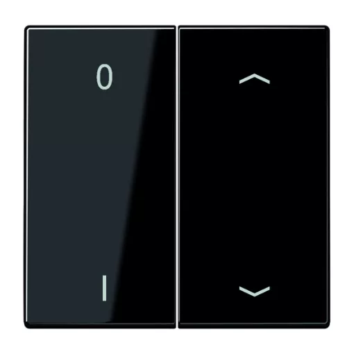 JUNG ENOLS995P01SW EnOcean rádiós fali adó LS | 4-csatornás, IO, nyilak | fekete