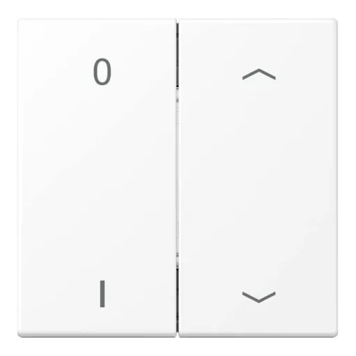 JUNG ENOLS995P01WWM EnOcean rádiós faliforgalmazó LS | 4-csatornás, IO, nyilak | hófehér matt