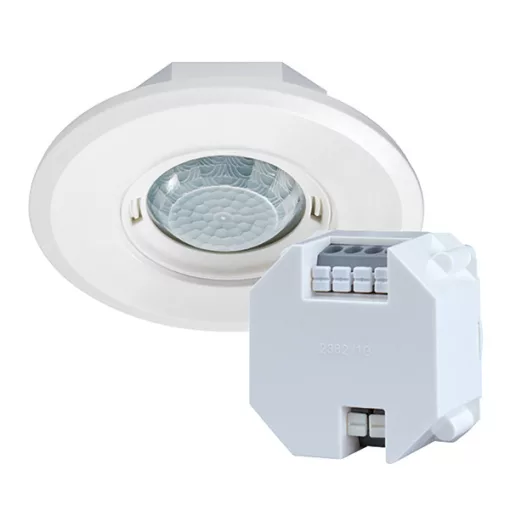 ESYLUX PD-FLAT 360i/8 ROUND WHITE DALI SET DALI-2 jelenlétérzékelő PD-FLAT Set | 360°, 8 m, kerek | fehér