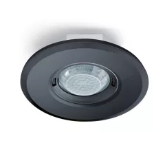   ESYLUX EP10451768 KNX jelenlétérzékelő PD-FLAT | 360°, süllyesztett, kerek | fekete