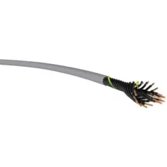   YSLY-JZ 12x0,75 mm2 kábel - 1 fm kiszerelés - szürke PVC szigetelésű - sodrott réz - 300/500V