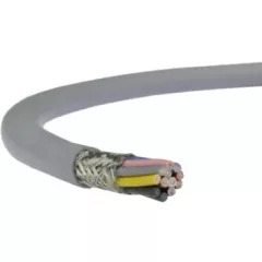   LiYCY 10x0,14 mm2 árnyékolt kábel - szürke PVC szigetelésű - sodrott réz - 350V
