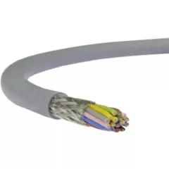   LiYCY 16x0,34 mm2 árnyékolt kábel - szürke PVC szigetelésű - sodrott réz - 350V