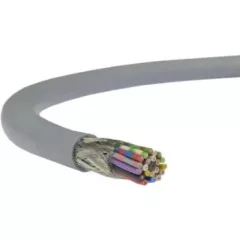   LiYCY 18x0,34 mm2 árnyékolt kábel - szürke PVC szigetelésű - sodrott réz - 350V