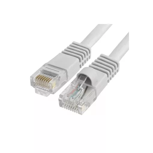 Szerelt patch kábel FTP Cat5e 10 m PVC SZÜRKE