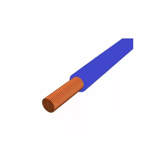 MCSKH (H05V-K) 1x0,75 mm2 vezeték - kék RAL5015 PVC szigetelésű - 200 fm kiszerelés - sodrott réz - 300/500V