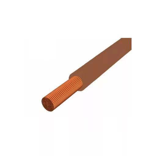 MCSKH (H05V-K) 1x0,75 mm2 vezeték - barna PVC szigetelésű - 200 fm kiszerelés - sodrott réz - 300/500V