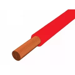   MCSKH (H05V-K) 1x0,75 mm2 vezeték - piros PVC szigetelésű - 200 fm kiszerelés - sodrott réz - 300/500V