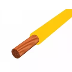   MCSKH (H05V-K) 1x0,75 mm2 vezeték - sárga PVC szigetelésű - 200 fm kiszerelés - sodrott réz - 300/500V