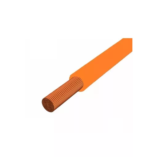 MKH (H07V-K) 1x1,5 mm2 vezeték - narancs PVC szigetelésű - 100 fm kiszerelés - sodrott réz - 450/750V