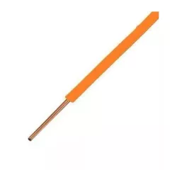   MCS (H05V-U) 1x1 mm2 vezeték - narancs PVC szigetelésű - 100 fm kiszerelés - tömör réz - 300/500V