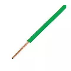   MCS (H05V-U) 1x1 mm2 vezeték - zöld PVC szigetelésű - 100 fm kiszerelés - tömör réz - 300/500V