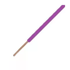   MCU (H07V-U) 1x1,5 mm2 vezeték - lila PVC szigetelésű - 100 fm kiszerelés - tömör réz - 450/750V