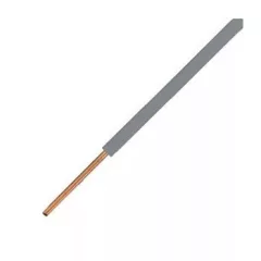   MCU (H07V-U) 1x1,5 mm2 vezeték - szürke PVC szigetelésű - 100 fm kiszerelés - tömör réz - 450/750V