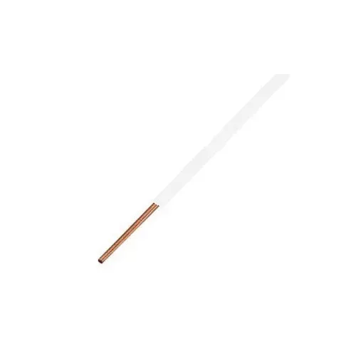 MCU (H07V-U) 1x1,5 mm2 vezeték - fehér PVC szigetelésű - 100 fm kiszerelés - tömör réz - 450/750V