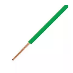   MCU (H07V-U) 1x1,5 mm2 vezeték - zöld PVC szigetelésű - 100 fm kiszerelés - tömör réz - 450/750V