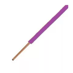   MCU (H07V-U) 1x2,5 mm2 vezeték - lila PVC szigetelésű - 100 fm kiszerelés - tömör réz - 450/750V