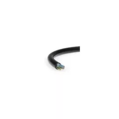   MT (H05VV-F) 3x1 mm2 kábel, sodrott réz, fekete PVC szigetelésű, 300/500V