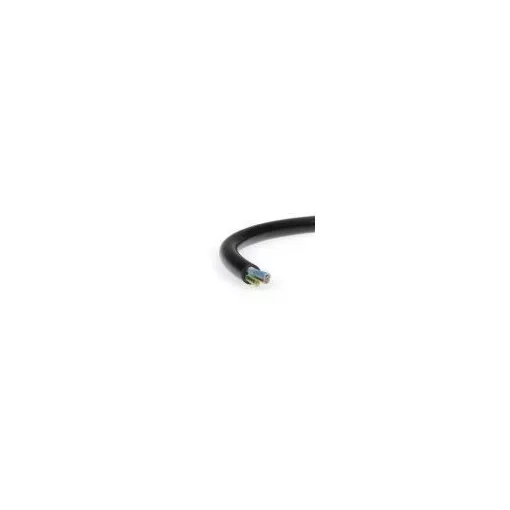 MT (H05VV-F) 3x1,5 mm2 kábel, sodrott réz, fekete PVC szigetelésű, 300/500V