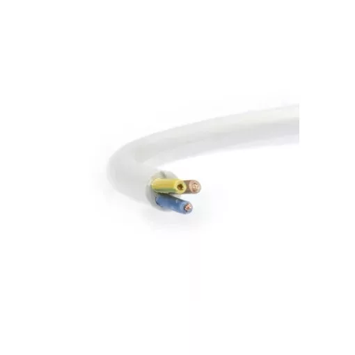 MT (H05VV-F) 3x10 mm2 kábel, sodrott réz, fehér PVC szigetelésű, 300/500V