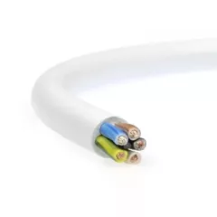   MT (H05VV-F) 5x1 mm2 kábel, 100 fm kiszerelés, sodrott réz, fehér PVC szigetelésű, 300/500V
