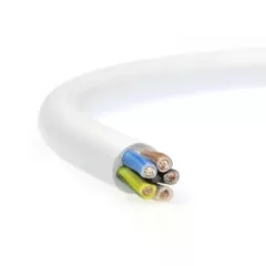   MT (H05VV-F) 5x6 mm2 kábel, 100 fm kiszerelés, sodrott réz, fehér PVC szigetelésű, 300/500V
