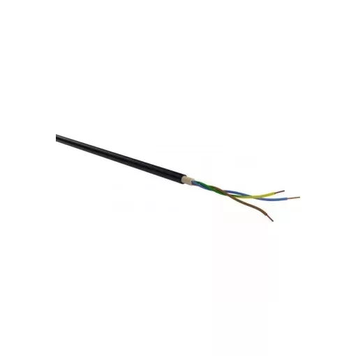 NYY-J (E-YY-J) 3x25 mm2 + 1x16 mm2 erőátviteli földkábel -  fekete PVC szigetelésű - sodrott réz - 0,6/1Kv