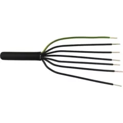   NYY-J (E-YY-J) 7x1,5 mm2 erőátviteli földkábel -  fekete PVC szigetelésű - tömör réz - 0,6/1Kv