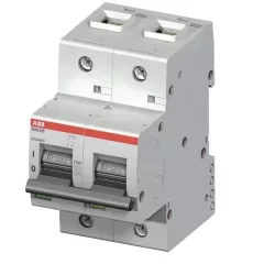   ABB S802B-K63 kismegszakító 2P, 63A, K karakterisztika, 16kA (ABB 2CCS812001R0597, S802BK63)