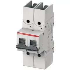   ABB S802S-C25-R kismegszakító 2P, 25A, C karakterisztika, 50kA, kábelsaru bekötés (ABB 2CCS862002R0254, S802SC25R)
