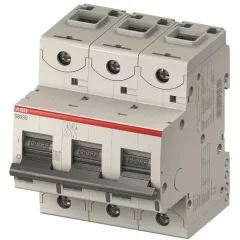   ABB S803S-D10 kismegszakító 3P, 10A, D karakterisztika, 50kA (ABB 2CCS863001R0101, S803SD10)