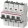 ABB S804S-D25-R kismegszakító 4P, 25A, D karakterisztika, 50kA, kábelsaru bekötés (ABB 2CCS864002R0251, S804SD25R)