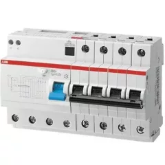   ABB 2CSR254001R1324 kismegszakítóval kombinált áramvédő kapcsoló (FI-relé), 4P, C karakterisztika, 32A, 30mA, 6kA, AC osztály (ABB DS204 AC-C32/0.03)