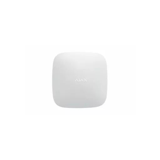 AJAX 14910.40.WH1 HUB 2 Vezeték nélküli riasztóközpont fehér – beépített LAN és GSM/GPRS kommunikátorral, 100 vezeték nélküli eszköz, MotionCam fogadása