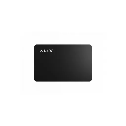 AJAX 23498.89.BL Pass Titkosított érintés nélküli kártya a Keypad Plus-hoz (10db/csomag) fekete