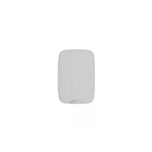 AJAX 26078.83.WH1 KEYPAD PLUS Vezeték nélküli RFID olvasóval ellátott billentyűzet fehér