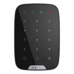   AJAX 8722.12.BL1 KEYPAD Vezeték nélküli érintésvezérelt billentyűzet, Központ élesítése tiltása, részleges- élesítés/tiltás, Pánik riasztás, LED visszajelzés fekete
