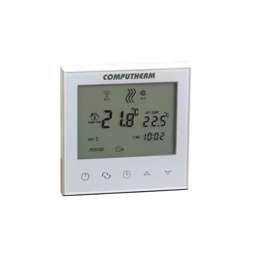 COMPUTHERM E280 Wi-Fi termosztát padló és elektromos fűtési rendszerekhez, két potenciálmentes relével, padlóhőfok-érzékelővel ( E280 )