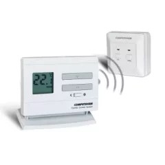   COMPUTHERM Q3RF vezeték nélküli digitális szobatermosztát, nem programozható, 24V DC / 230V AC vezérlőáram, telepfeszültség: 2xAA elem ( Q3RF )